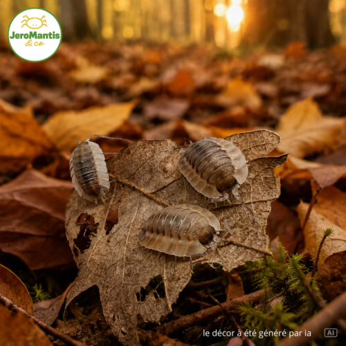 le décor à été généré par ia(36) Porcellio Spatulatus "Coros"
