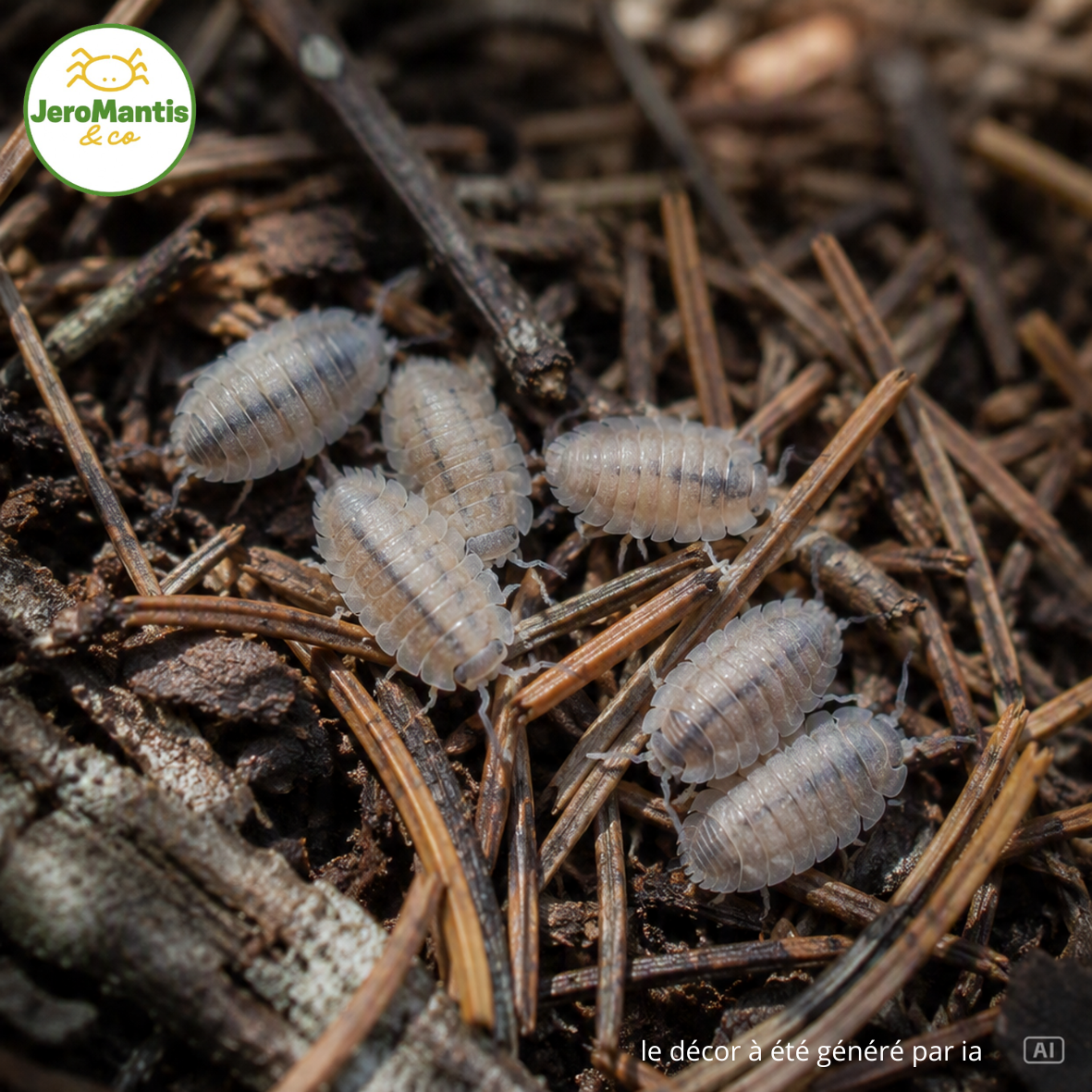 Porcellio Scaber "Ghost"