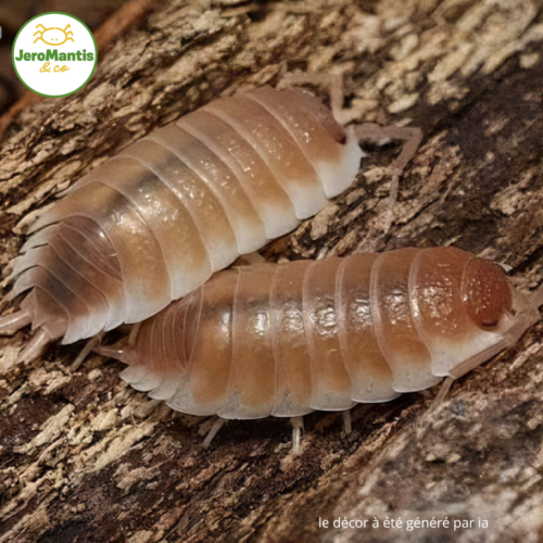 le décor à été généré par ia(23) Porcellio Hoffmansegii "Caramel"