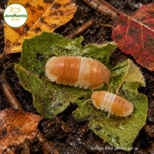 le décor à été généré par ia(4) Cubaris Sp Panda King "Orange"